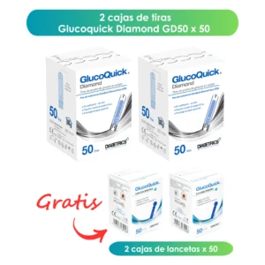 OFERTA-2-CAJAS-DE-TIRAS-GLUCOQUICK-DIAMOND-GD50-GRATIS-LANCETAS