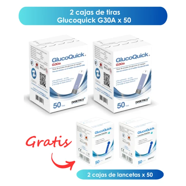 TIRAS GLUCOQUICK G30A OFERTA