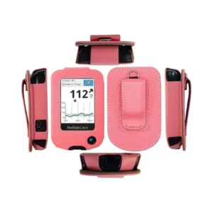 Funda lector freestyle libre clip rosa